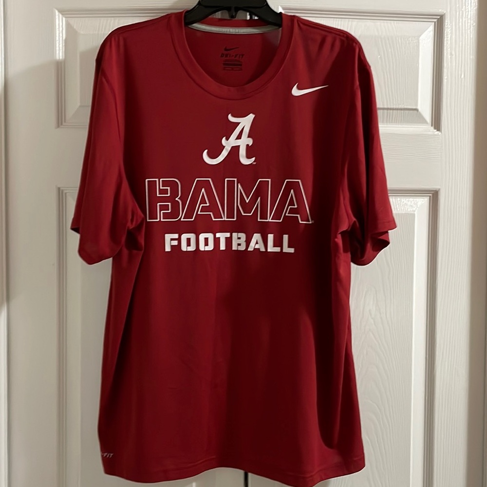 Nike Men’s Dri-fit short sleeve shirt, Alabama, XL like new